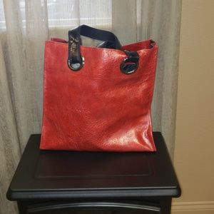 Large Black & Red Kate Landry Purse.
